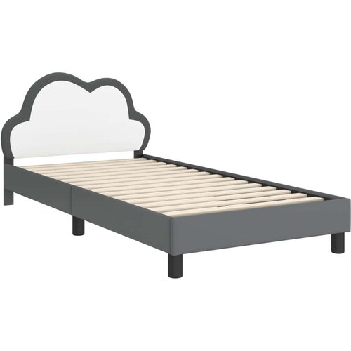  Okvir za krevet s uzglavljem Svijetlo siva 80 x 200 cm PU Slike