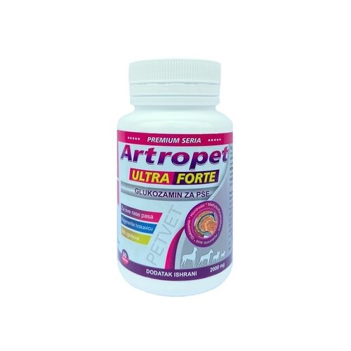 InterAgroVet artropet ultra forte dodatak ishrani za pse, 2000mg, 90 tableta Cene