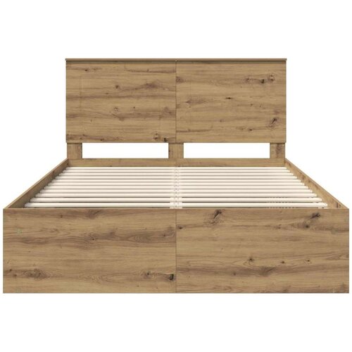  Okvir za krevet Umjetnička hrastovina 150 x 200 cm Slike