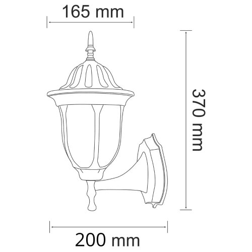  Spolja&amp;scaron;nje zidno svetlo FLORENCJA 1xE27/20W/230V IP43 Slike