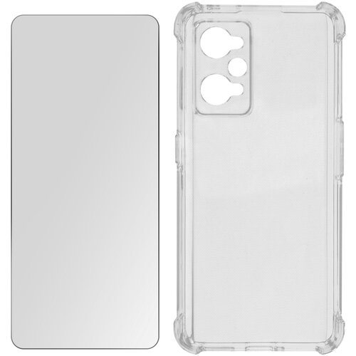 AVIZAR realme gt 2 / gt neo 2 / gt neo 3T premium 360° zašcitni paket: mehka torbica iz kaljenega stekla, odporna na udarce - prozorna, (20631739) Cene