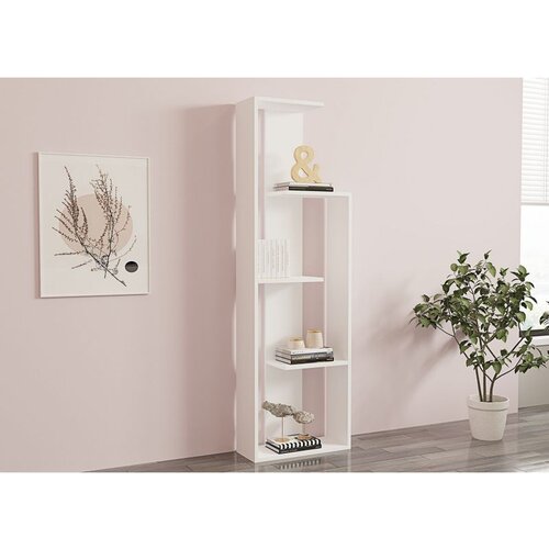 Hanah home wand - white white bookshelf Cene