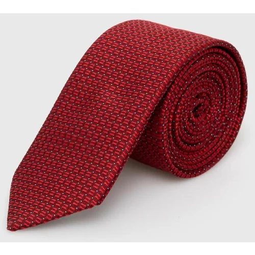 Hugo Svilena kravata rdeča barva