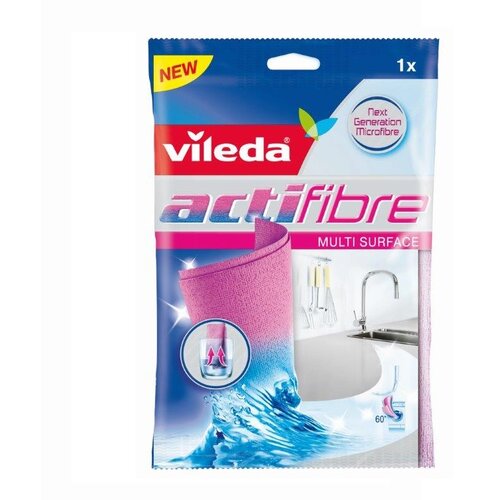 Vileda mekana Actifibre krpa, mikrofibra, roza Cene