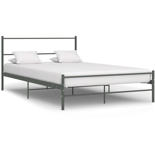 Furnova Posteljni okvir siv kovinski 160x200 cm, (21931594) Slike