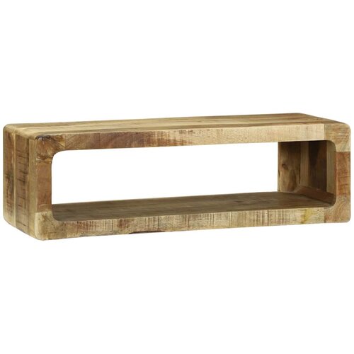 TV ormar s policom Smeđa 80 x 30 x 25 cm Čvrsto drvo manga Slike
