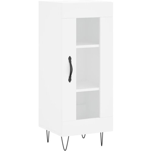 Maison Chic Komoda - Predalnik bela 34,5x34x90 cm inženirski les, (21716043) Slike