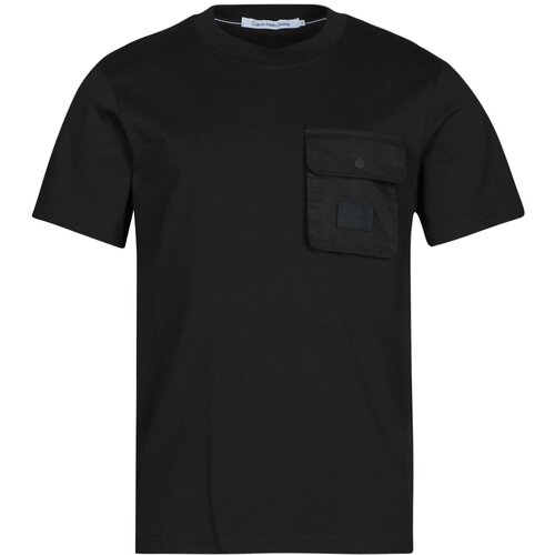 Calvin Klein Jeans MIX MEDIA POCKET TEE Crna Slike