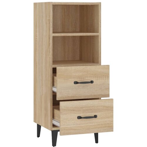  Komoda boja hrasta sonome 34,5x34x90 cm od konstruiranog drva Slike
