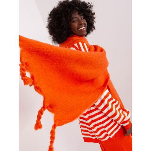 Fashion Hunters Orange women's winter scarf Cene