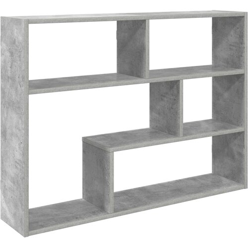 vidaXL Stenska polica Montaža za steno Betonsko siva 95 x 20 x 69,5 cm, (5000307459) Cene