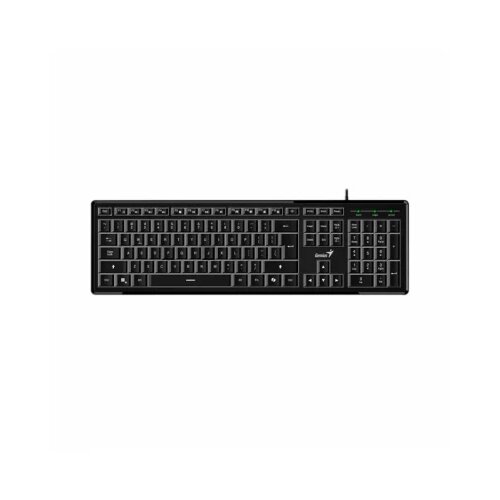 Genius tastatura slimstar 820,BLK,SER,USB Slike