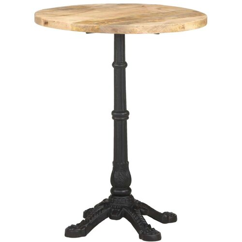 VidaXL Bistro stolić &amp;Oslash; 60 x 76 cm od grubog drva manga Slike