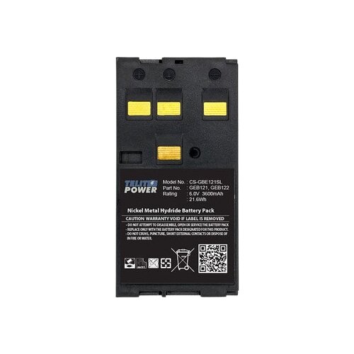 Telit Power Baterija NiMH 6 V 3600 mAh GEB121SL, Crna Slike