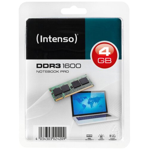  (Intenso) Memorija DDR3 SO-DIMM 4GB@1600MHz, CL11 - DDR3 Notebook 4GB/1600MHz Cijene