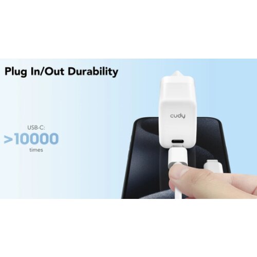 Cudy CH30_EU USB-C GaN Charger za telefone, tablete i MacBook Air, 30W Cene