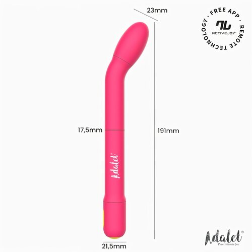 Adalet VIBRATOR Gently G-Spot With App Pink Cene