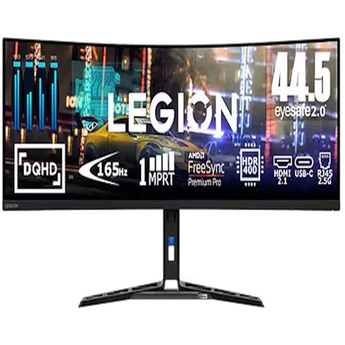 Lenovo Monitor Legion R45w-30 44.5"/5120x1440/VA/165Hz/1ms/tilt, swivel, height/4xUSB, 1xUSB-C/2x HD Cene