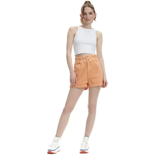 Cropp - Kratke hlače iz džinsa - Oranžna