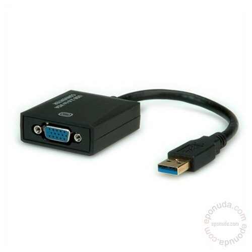 Rotronic Value USB Display Adapter USB3.0 to VGA Plug&Play 1920x1080@60Hz adapter Slike