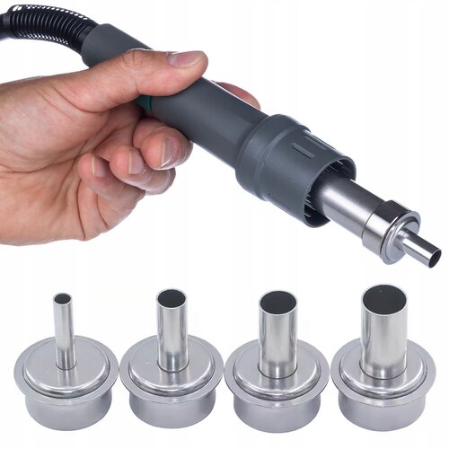 Rosfix Set 4 Simple Šobe Hot Air – Nadomestni Del Za Spajkalne Postań Quick 861DW-DE-DA-DL, Airflow-X 861DW, Jeklo, 5-12 Mm, (5000211931) Cene