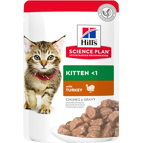 Hill’s Ekonomično pakiranje: Feline vrećice 24 x 85 g - Kitten puretina Cijene