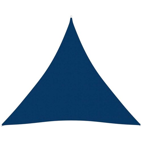 vidaXL Senčno jadro oksford blago trikotno 3,6x3,6x3,6 m modro Cene