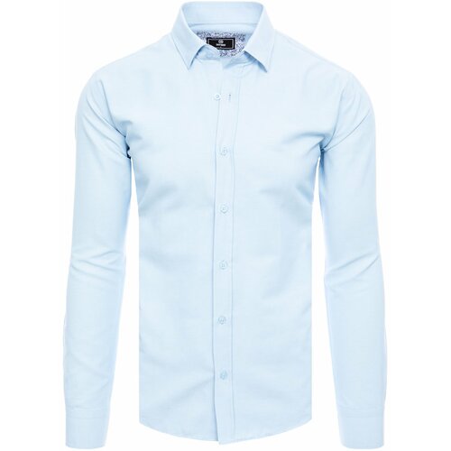 DStreet elegant blue men's shirt Slike