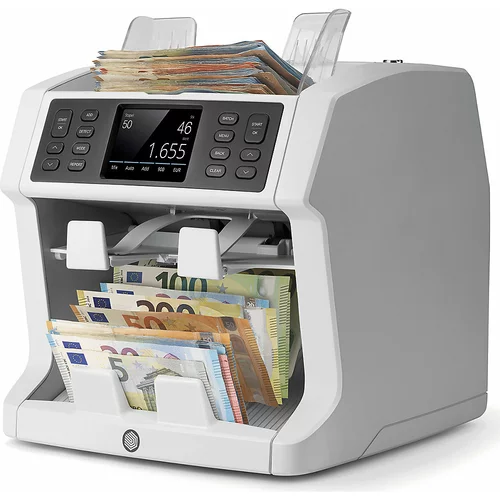 SAFESCAN Naprava za štetje nerazvrščenih bankovcev s funkcijo razvrščanja, 2985-SX, sedemkratno zaznavanje ponarejenega denarja