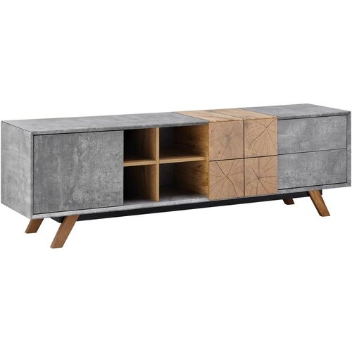 Bessagi Home Moderen Tv Element Casper, Barva Betona, Hrasta Cene