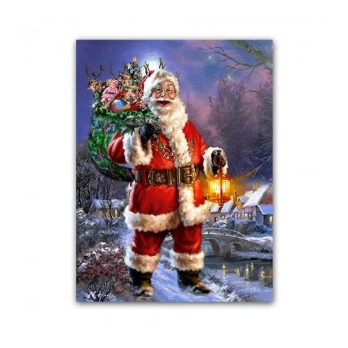  Panel, blind ram, Santa Claus, LED, 30x40cm ( 740015 ) Cene