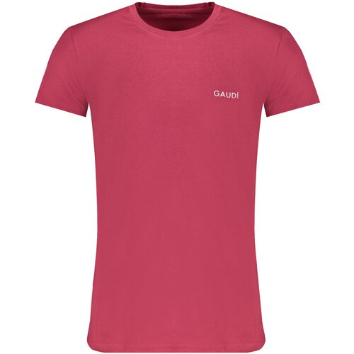 Gaudi GAUD&amp;Igrave; MEN&amp;amp;#39;S RED SHORT SLEEVE T-SHIRT Slike