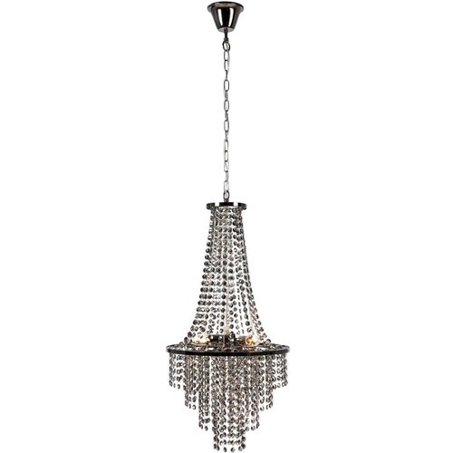 Markslöjd 108124 - Kristalni luster na lancu ALLINGTON 3xE14/25W/230V crna Cene