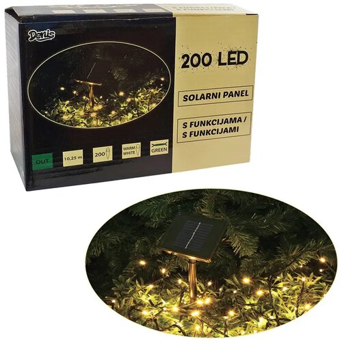  Solarni panel na baterije 200 LED dioda Cene
