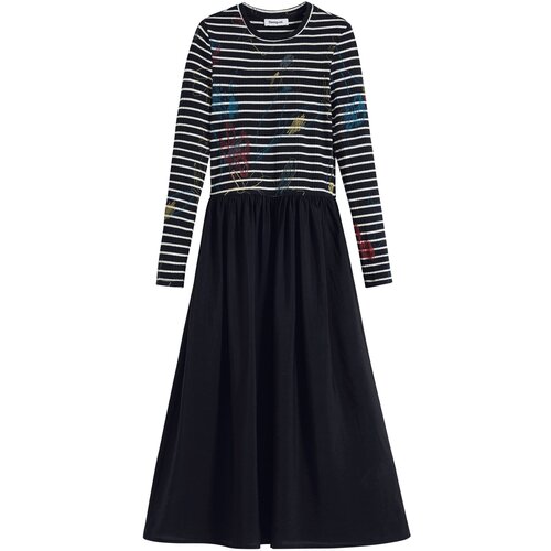 Desigual Haljina miks boja / crna Cene