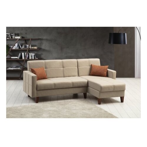 Atelier Del Sofa Ugaona garnitura Polya 216x86x130cm Bež Cene