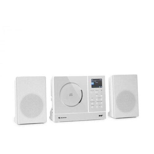 Auna Connect Vertical, internetni radio, 2 x 5 W RMS, CD, IR/FM/DAB+, Spotify, BT, bela Slike
