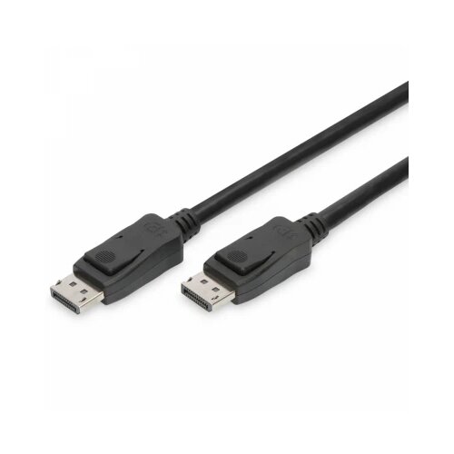 Digitus DisplayPort Priključni kabel [1x Mu&amp;scaron;ki konektor DisplayPort - 1x Mu&amp;scaron;ki konektor DisplayPort] 3 m Crna Slike