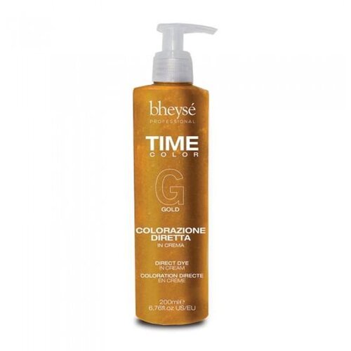  BHEYSE&amp;#039; TIME COLOR DIRETTA Polutrajna farba za kosu 200ml Gold Slike