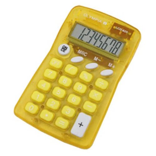 Olympia LCD-825, kalkulator, olympia, žuta 495024 Slike