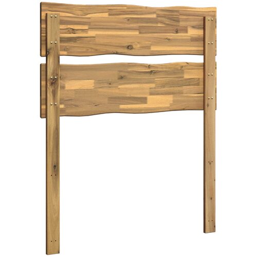  Uzglavlje s prirodnim rubom ROSTOCK Bijela 80 cm Slike