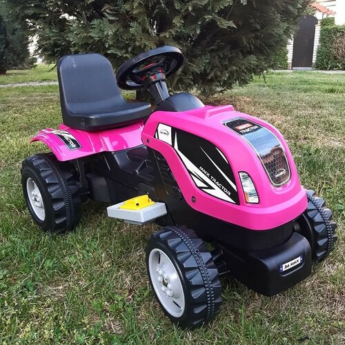 Traktor za decu MMX na akumulator - roze Slike