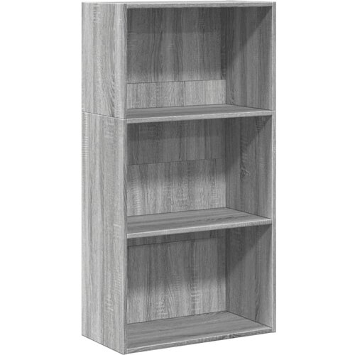 Maison Chic Knjižna omara - Knjižni regal siva sonoma 60x30x114 cm inženirski les, (21725157) Slike