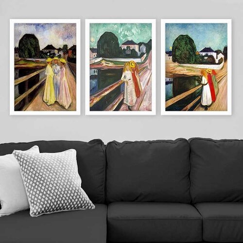 Wallity Set uramljenih slika 3BC_UN106518436, 3 Dela Cene