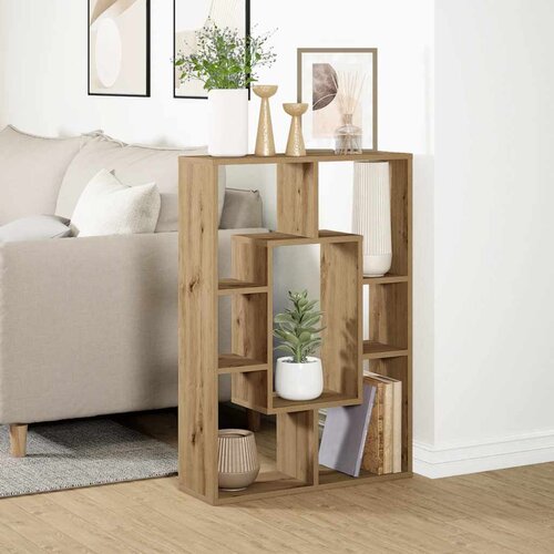  Regal za knjige boja hrasta 63x20x90 cm konstruirano drvo Smeđa Slike