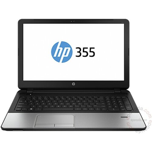 Hp 355 G2 J4T00EA 15.6/A8-6410/4GB/500GB/R5 240 2GB Silver/Black laptop Slike