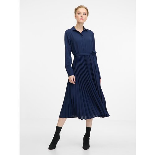 Orsay Dark blue women's midi dress - Women's Cene
