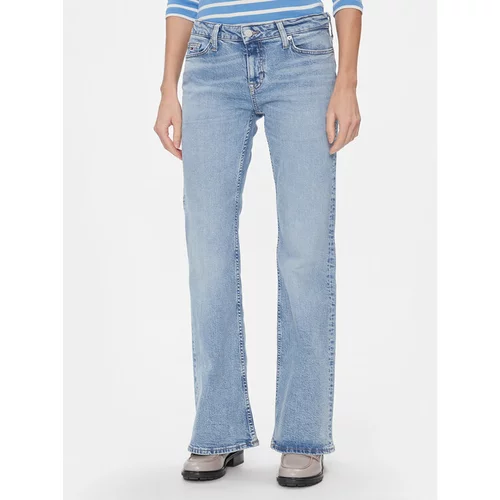Tommy Jeans Jeans hlače Sophie DW0DW17200 Modra Flare Fit