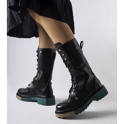 Gemre Black high hiking boots Nebida Slike