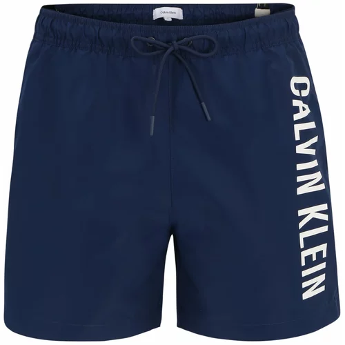 Calvin Klein Swimwear Kupaće hlače 'Intense Power' mornarsko plava / bijela